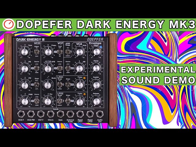 Doepfer Dark Energy III Synthesizer Crazy Sounds! | SYNTH