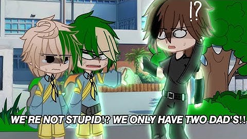 WE'RE NOT STUPID! WE ONLY HAVE 2 DADS!! | 2nd gen | meme