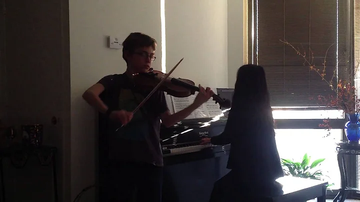 Oscar Lloyd performing Wieniawski Concerto No  2, ...