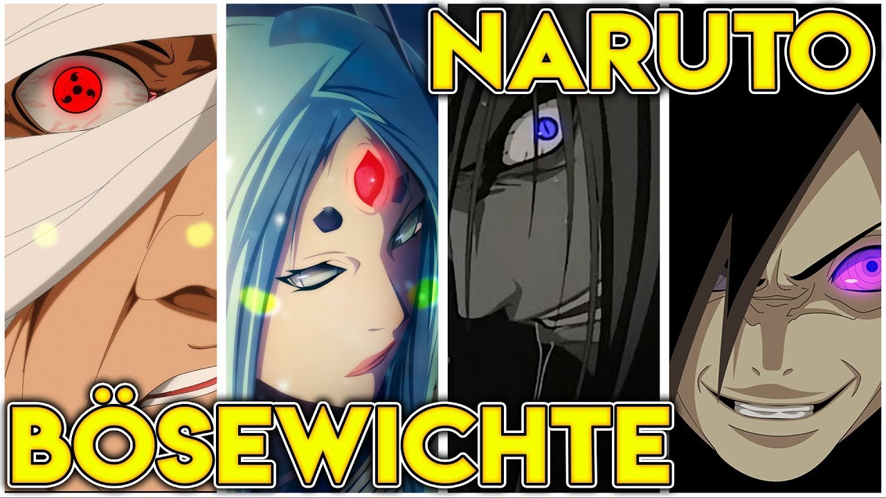 Top 13 Bösewichte / Antagonisten aus Naruto | Meliodas