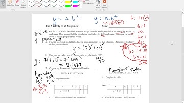 Lab Assignment  U2A1 Answers Video Part 1