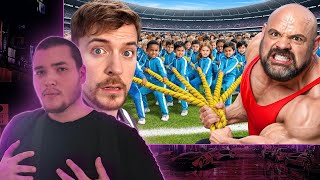 картинка: 100 Детей VS Самый Сильный Человек В Мире! - Нереальный летспосмотрей