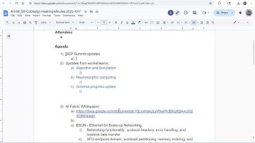 OCP Server - AI HW SW CoDesign Sub-Project call (Oct 17, 2025)