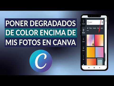 Cómo poner degradados de color encima de mis fotos con CANVA