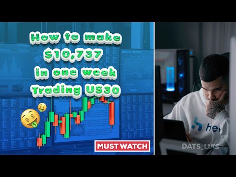 How To Make 10,000+ Dollars Trading US30 - Forex Live Trading Session - MUST SEE - Session #2