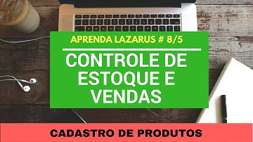 Curso de Programação: 08 pt 05 Cadastro de Produtos