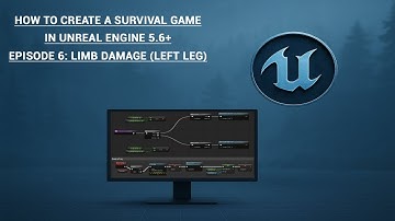 Unreal Engine 5.6 Survival Game Tutorial | Episode 6: Limb Damage - Left Leg