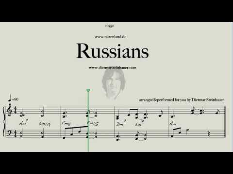 Russian Roulette sheet music for piano solo (PDF-interactive)