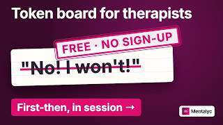 Token Board for Therapists: First-Then Rewards in Session (Free Tool) Token Board for Therapists: First-Then Rewards in Session (Free Tool)