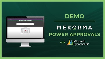 Demo   Power Approvals for Microsoft Dynamics GP