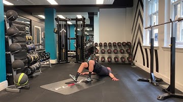 Alternate Slide Board Hamstring Curls