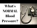 What's a normal blood pressure?