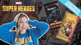 Queen Honey LIVE 6/17 👑 | Marvel Super Heroes, Pack Battles & BIG MTG Pulls!
