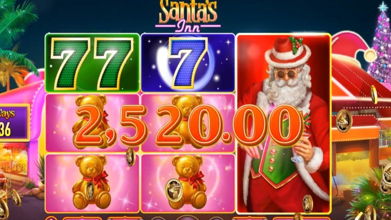 Les Cadeaux du Père Noel, ou pas ... Slot Machine SANTA INN - YouTube