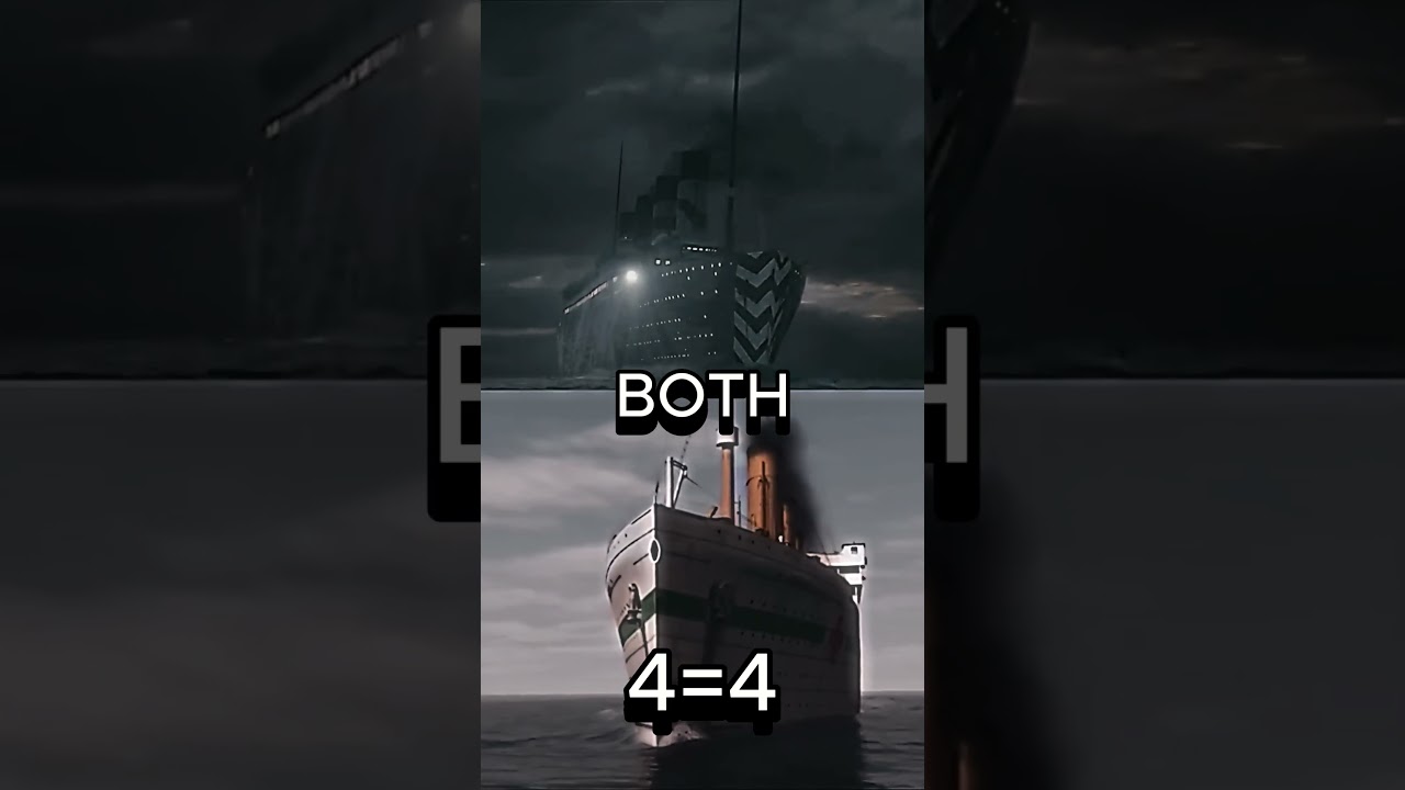 OLYMPIC VS BRITANNIC 