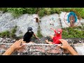 SPIDER-MAN PARKOUR Vs SERBIAN DANCING LADY REAL LIFE ESCAPE ( SCARY PARKOUR POV )