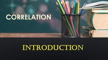 An Introduction to Correlation (Scatter Diagram) (Karl Pearson