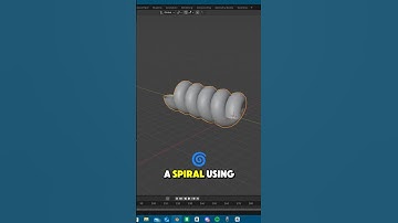 How to Create a Perfect Spiral in Blender with the Screw Modifier!