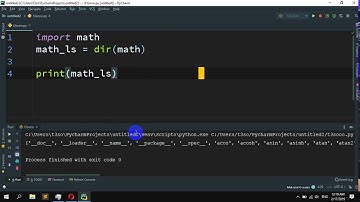 How to get the details of math module in Python
