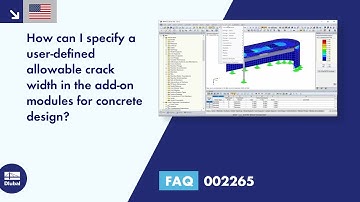 [EN] FAQ 002265 | How can I specify a user-defined allowable crack width in the add-on modules fo...