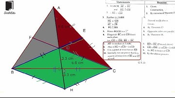 Medians of A Triangle are concurrent | Theorem 14 | Topic 12.15 | Hindi | Urdu | part 1/1