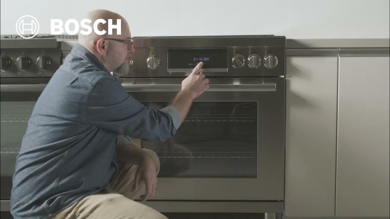 How to Set the Oven Temperature on Your Bosch IndustrialStyle Range