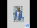 Sapphire Striped Pattern Cardigan and front Botton