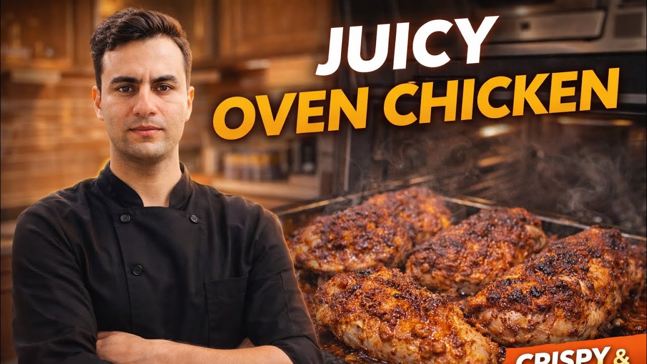 Juicy Grilled Chicken 🍗 | Crispy Outside, Tender Inside