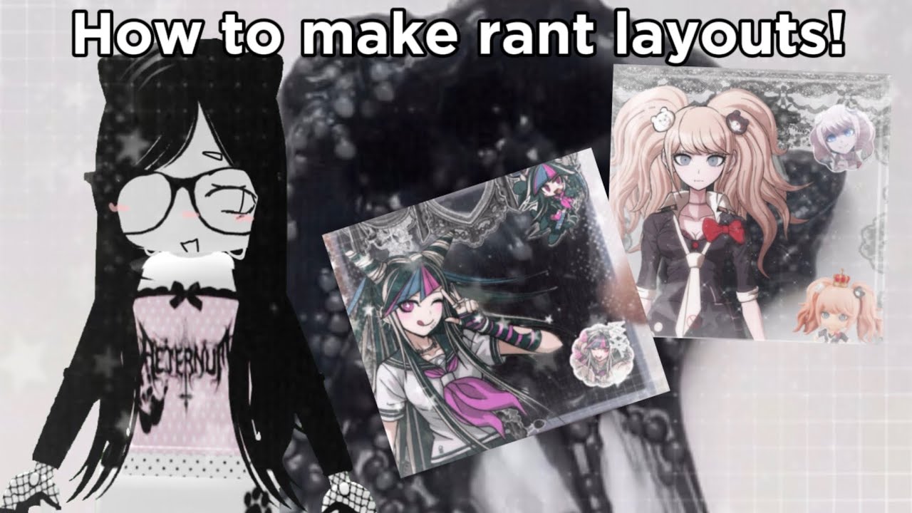 Navy Blue Rant Layout How to make a rant layout! - YouTube