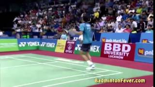 Crazy Defense by Parupalli Kashyap vs Lee Chong Wei - India Open 2014 by Badminton Highlights and Crazy Shots 12,168 views 9 years ago 1 minute, 1 second
