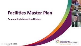 Facilities Master Plan Community Information Update - Session 2