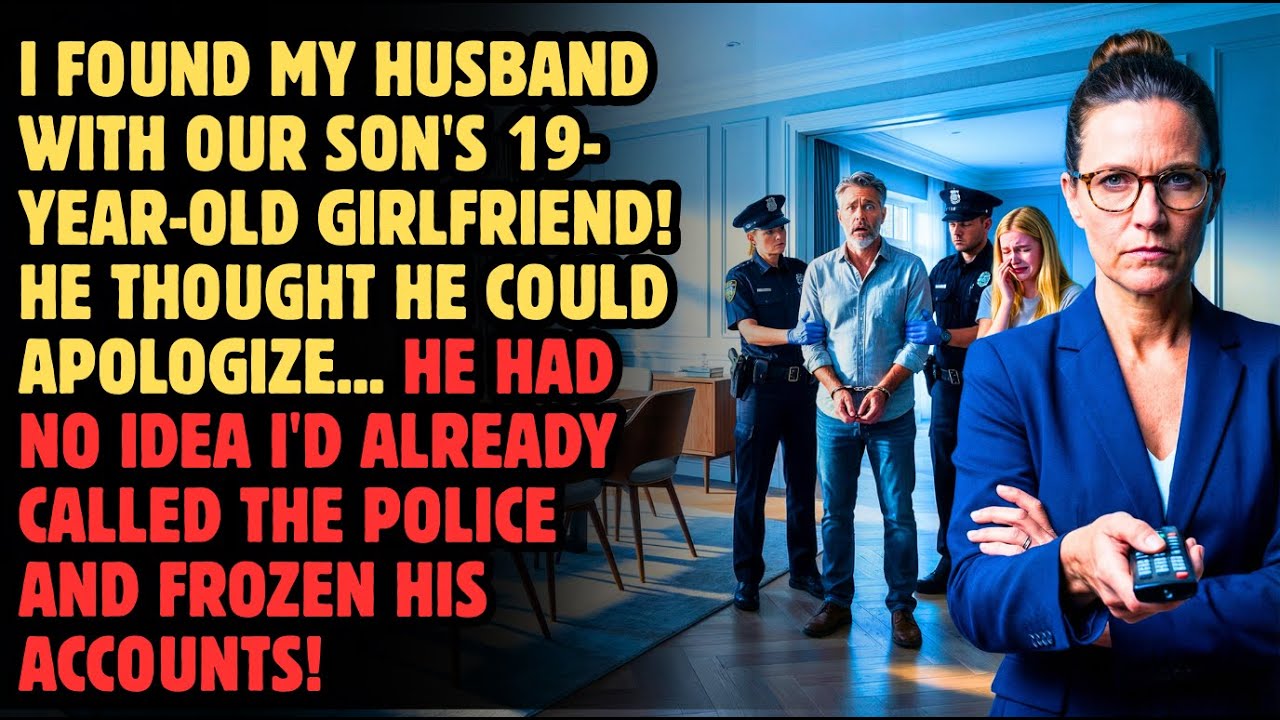 I Caught My Husband With Our Son's 19-YEAR-OLD GIRLFRIEND... He Didn't Know I Called THE POLICE...