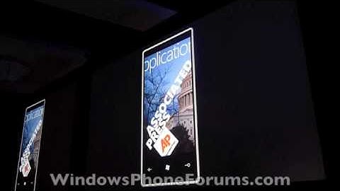 Windows Phone Marketplace demo at Microsoft MIX 2010 demo .m4v