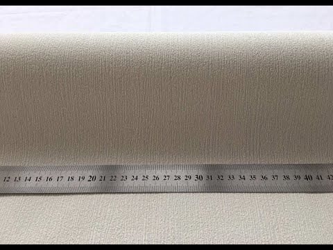 Світлі однотонні німецькі шпалери 927163, молочного відтінку, теплого білого кольору, тиснені та мийні, видео 4