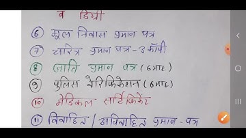 REET 2021 DOCUMENTS VERIFICATION