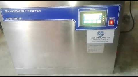 Washing fastness tester, Touch screen Gyrowash