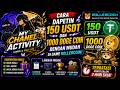 CARA DAPETIN 150 USDT DAN 1000 DOGECOIN DENGAN MUDAH DI GAME ROLLERCOIN