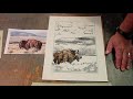 Ink Transfer Drawing with Mark Zimmerman- Golden Buffalo