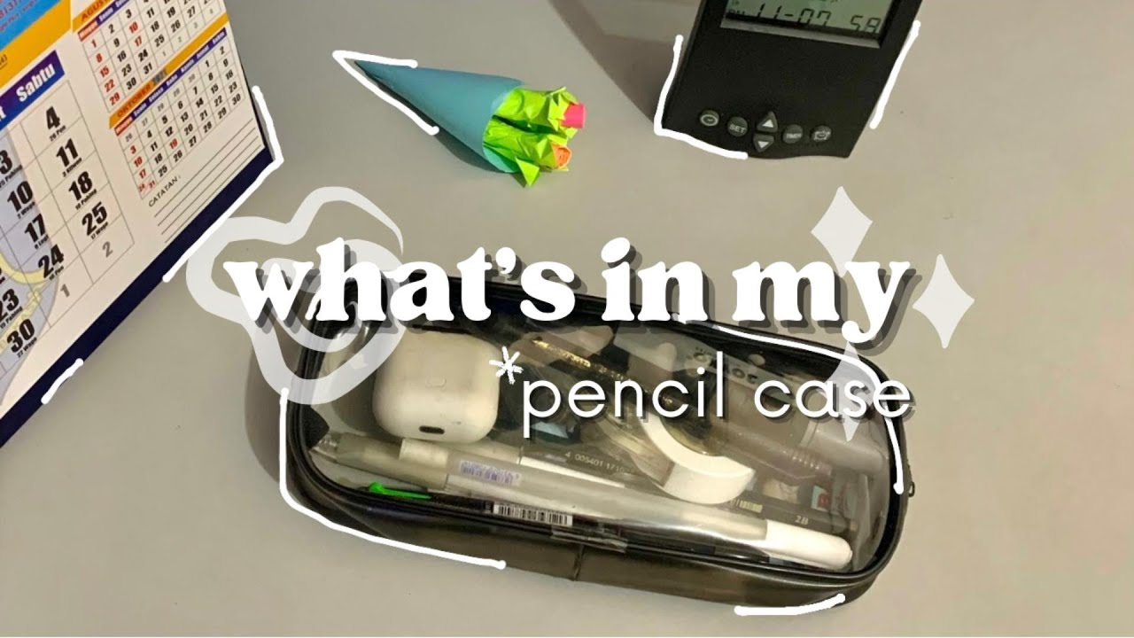 what's in my pencil case ⏐Indonesia 🇮🇩