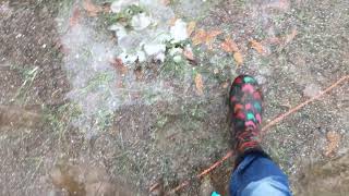 Very crunchy icy ground (ASMR)
