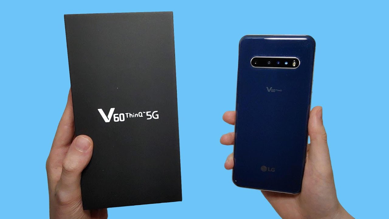 LG V60 ThinQ 5G Unboxing! Dual Screen Requires Redemption (Classy Blue