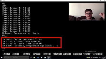 Graphical Windows GW basic My first software