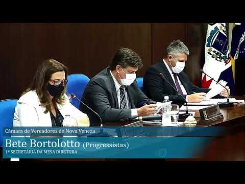 Sessão Ordinária de 23/03/2021 da Câmara de Vereadores de Nova Veneza