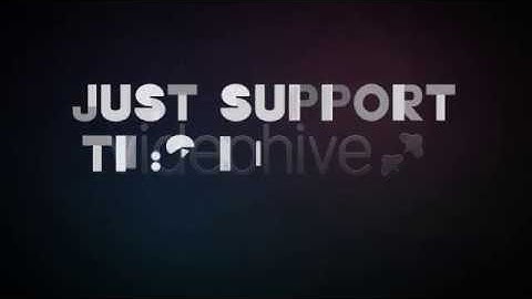 Animated Typeface | After Effects Template | Titles