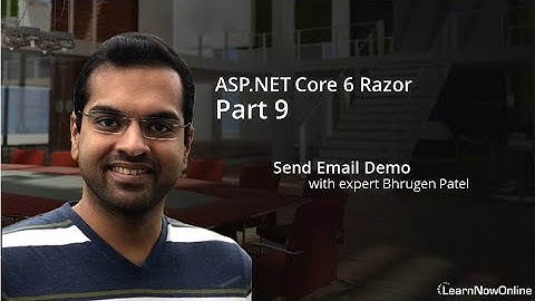 ASP.NET Core 6 Razor: Send Email Demo