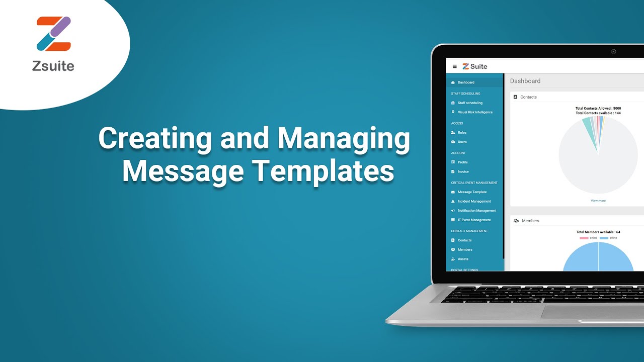 Creating and Managing Message Templates || ZSuite Critical Event Management