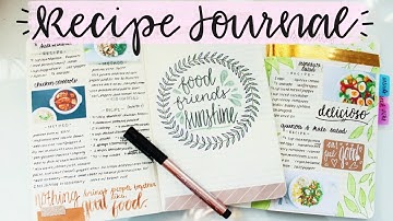 Recipe Journal Setup and Flip Through