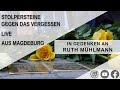 Live  stolpersteinverlegung in magdeburg in gedenken an ruth mhlmann