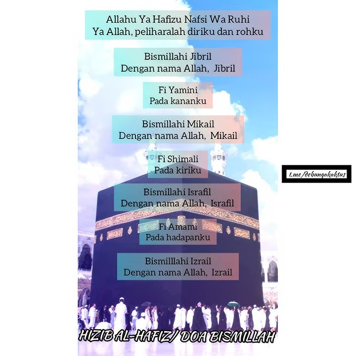 DOA BISMILLAH/ HIZIB AL-HAFIZ