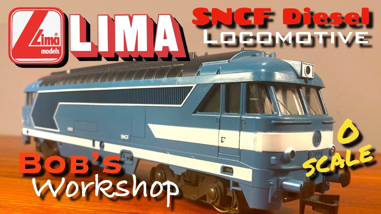 O Scale Lima SNCF Diesel Locomotive Lionel Williams 3 Rail Conversion Italian French